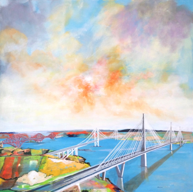 'Three Bridges Over the Forth' by artist Michael Murison